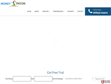 Tablet Screenshot of moneytriton.com